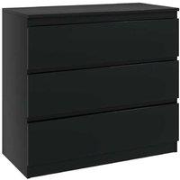 3-Drawer Modular Chest - Fabric Storage Unit - Particle Board, 36kg Capacity, Minimalist Bedroom Dresser