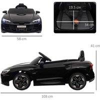 Audi RS E-Tron GT 12V Remote Control Ride-On Car for Kids (Ages 3-8) - Battery-Operated, Music & Lights, Outdoor Fun