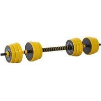 Adjustable Dumbbells & Barbell Set - 30kg Iron Weights, Multi-Function Home Gym Equipment