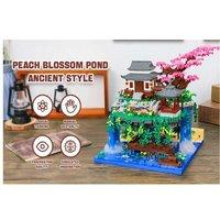 Chinese Garden Architecture STEM Building Block Set - Ages 6+, Educational, Creative Play, 2705 Pieces