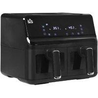 8L Dual Basket Digital Air Fryer - Energy Efficient, Multi-Function, 2500W, Sleek Design
