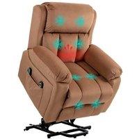 Electric Reclining Faux Leather Massage Chair - Ergonomic, Remote-Controlled, High Capacity