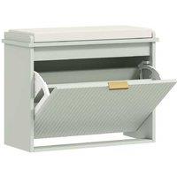 Wooden 6-Pair Shoe Storage Bench with Seat - Compact Hallway Organiser