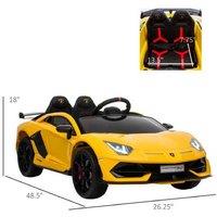 Kids Electric Ride-On Lamborghini Car - Remote Control, Ages 3-8, Battery-Operated, Outdoor Fun