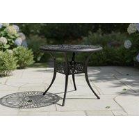 4-Seater Vintage Round Cast Aluminium Garden Bistro Table