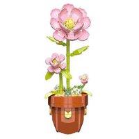 Potted Plants STEM Building Blocks Set - Creative DIY Flower Assembly Toy for Ages 6+