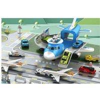 Detachable Airplane Transport STEM Building Set for Kids Ages 4+ - Educational, Imaginative Play, Multicolour