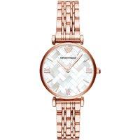 Emporio Armani Women's Analogue Dial Watch AR11110 - Rose Gold Finish, Quartz Movement, & Water-Resistant