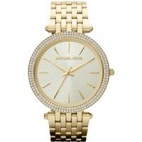 Michael Kors Darci MK3191 Women's Quartz Watch - Gold Tone, Crystal Bezel, & Water-Resistant