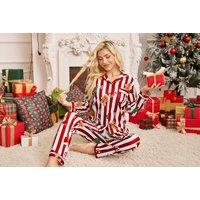 Chelsea Peers Women's Gingerbread Christmas Silk Look Pyjamas