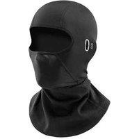 Unisex Black Winter Warm Fleece Cycling Mask Neck Cover - Breathable, Versatile Outdoor Accessory (Polyester, 43x33cm)
