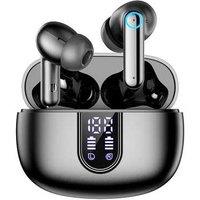 Bluetooth Wireless Earbuds Headphones - Stereo Sound, Digital Display, Noise Cancelling, Touch Control