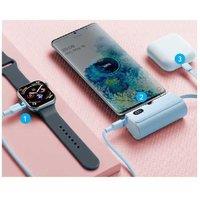 Vention 4800mAh Fast Charging Power Bank - USB-C & Lightning, LED Display, Portable Backup for iPhone & Android