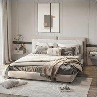 Floating Nightstand Set of 2 with Drawer - Wall Mounted, Wood-Effect, Space-Saving Bedroom Storage