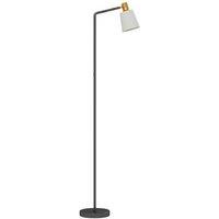 Modern LED Rotatable Floor Lamp, 3 Colour Temperatures - Adjustable Black Standing Light