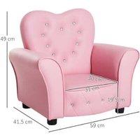 Princess Toddler Chair - Pink Kids Armchair (Ages 18-36 Months, Imaginative Play, Supportive, Princess Theme)