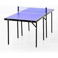 Folding Mini Ping Pong Table Set - Portable Table Tennis Game, Compact Size, Family Outdoor Fun