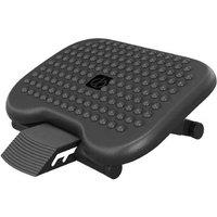 Ergonomic Adjustable Footrest Platform - Black - Under Desk Comfort Support