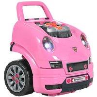 Kids Car Engine Toy - Pink - STEM Mechanic Set - Interactive Role Play - Ages 3+