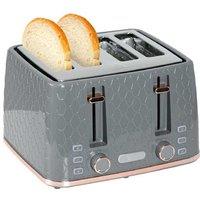 Four-Slice Honeycomb Toaster - Sleek, Multi-Function, Easy-Clean, Family Size