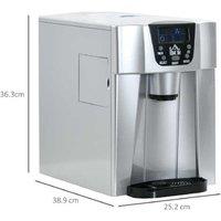 Ice Maker & Water Dispenser - 3L, Rapid Ice, Ultra-Quiet, Compact Countertop Appliance