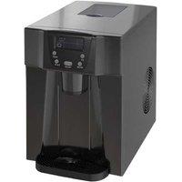 Ice Maker & Water Dispenser - 3L, Rapid 9-Cube Output, Compact Kitchen Appliance