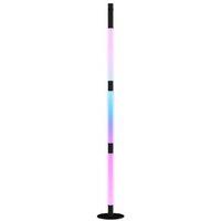 LED RGB Corner Floor Lamp with Remote & Reading Spotlight - Smart, Adjustable, Modern Grey