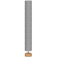 Modern LED Floor Lamp 120cm - Adjustable 3 Colour Temps, Energy Efficient, Grey Linen Shade