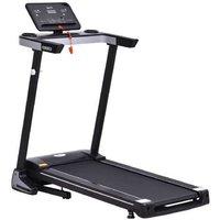Folding Motorised Treadmill - Steel Frame, LED Display, 100kg Capacity - Compact Home Gym Equipment