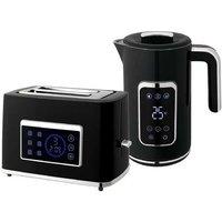 Touch Screen Kettle & Toaster Set - Rapid Boil, LED Controls, 1.7L Capacity, Sleek Modern Design