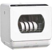 Compact Multi-Program 6L Tabletop Dishwasher - 4 Place Settings, Rapid & Intensive Cycles