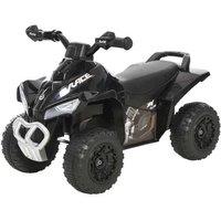 Foot-to-Floor Ride-On Quad Bike - Interactive Outdoor Toy for Ages 18-36 Months - Black