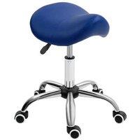 Faux Leather Ergonomic Adjustable Saddle Stool - Salon & Office Chair