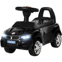 Ride-On Car Slider for Toddlers - Black (Ages 18-36 Months, Interactive, Safe, Push Car Toy)