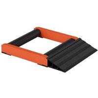 Heavy-Duty Motorcycle Wheel Cleaning Roller Stand - Aluminium Alloy, Fits Tyres Up to 180mm, 227kg Capacity