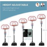 Portable Adjustable Basketball Hoop Stand - Outdoor Sports Game for All Ages