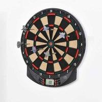 Electronic Dartboard Game Set with 6 Darts - Family Garden & Indoor Fun, Black