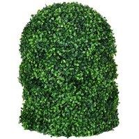 Set of 2 Faux Boxwood Balls - 40cm Artificial Topiary Home & Garden Decor