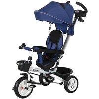 Metal 4-in-1 Baby Push Trike - Outdoor Ride-On Stroller Bike for Toddlers (Ages 1-5), Multi-Stage, Safety-Focused