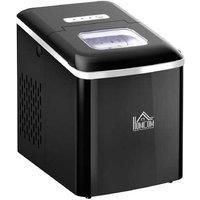 Countertop Ice Maker Machine - Rapid 9-Cube, Compact Black Appliance