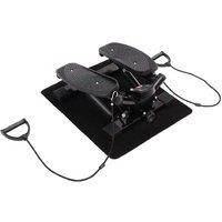 Mini Stepper Machine - Compact Steel Frame, Adjustable Resistance, Digital Display - 45x42x21cm, Black