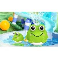 Water Sprayer Cartoon Frog Bath Toy with Lights - Ages 3+, Battery-Operated, Imaginative Play