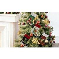 4-Pack Grinch- Christmas Stockings - 35cm Festive Holiday Decor