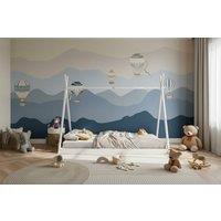 Child-Safe Montessori Kids Floor Bed with Customisable Top