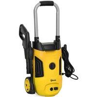 Heavy-Duty 1800W Electric Pressure Washer - 150 Bar, 420L/h Flow, Steel Hose