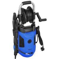 Heavy-Duty 1800W Electric Jet Washer - 150 Bar Pressure, Integrated Hose Reel & Adjustable Nozzle