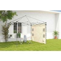 195 x 295cm Weather-Resistant Oxford Gazebo Sidewall Panel with Storage