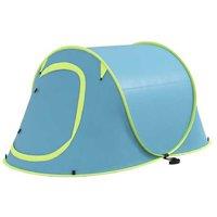 2-Person Pop-Up Camping Tent - Waterproof 2000mm, Lightweight, Easy Setup