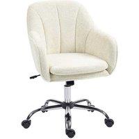 Velvet-Feel Ergonomic Office Chair - Adjustable Height, Swivel, Supportive Design