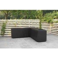250 x 250cm L-Shaped Weather-Resistant Rattan Corner Sofa Cover - Heavy-Duty Outdoor Furniture Protector